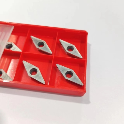 ISO9001 CNC Carbide Inserts VCGT160408-AL For Aluminum 93.5 HRA Uncoated