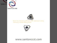 Augmentez votre efficacité d'usinage avec des inserts de fraisage au carbure à géométrie de coupe optimisée