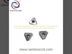 Résistance à l' usure élevée Les inserts de fraisage au carbure garantissent une durée de vie et un temps de production de 25 à 30 jours