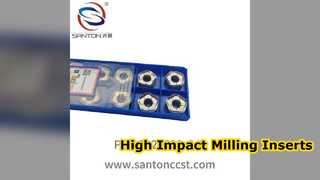 Inserts de fraisage W Co Ti à fort impact PNGG120530