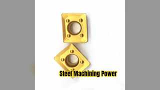 Inserts en carbure de revêtement CrTiAIN pour l'acier