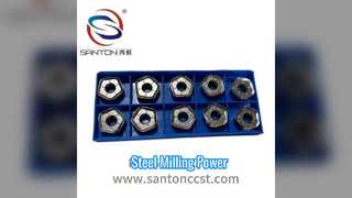 PNGG120530 CJY Inserts de fraisage en acier inoxydable