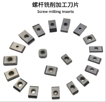 Un bon prix. K30-K40 Inserts de fraisage au carbure pour l'acier inoxydable et la fonte à haute résistance et dureté en ligne